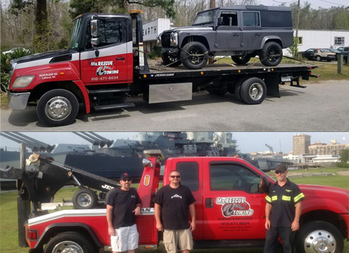 Mr. Rescue Towing offers 24 hour tow truck service in Leland NC 28451
